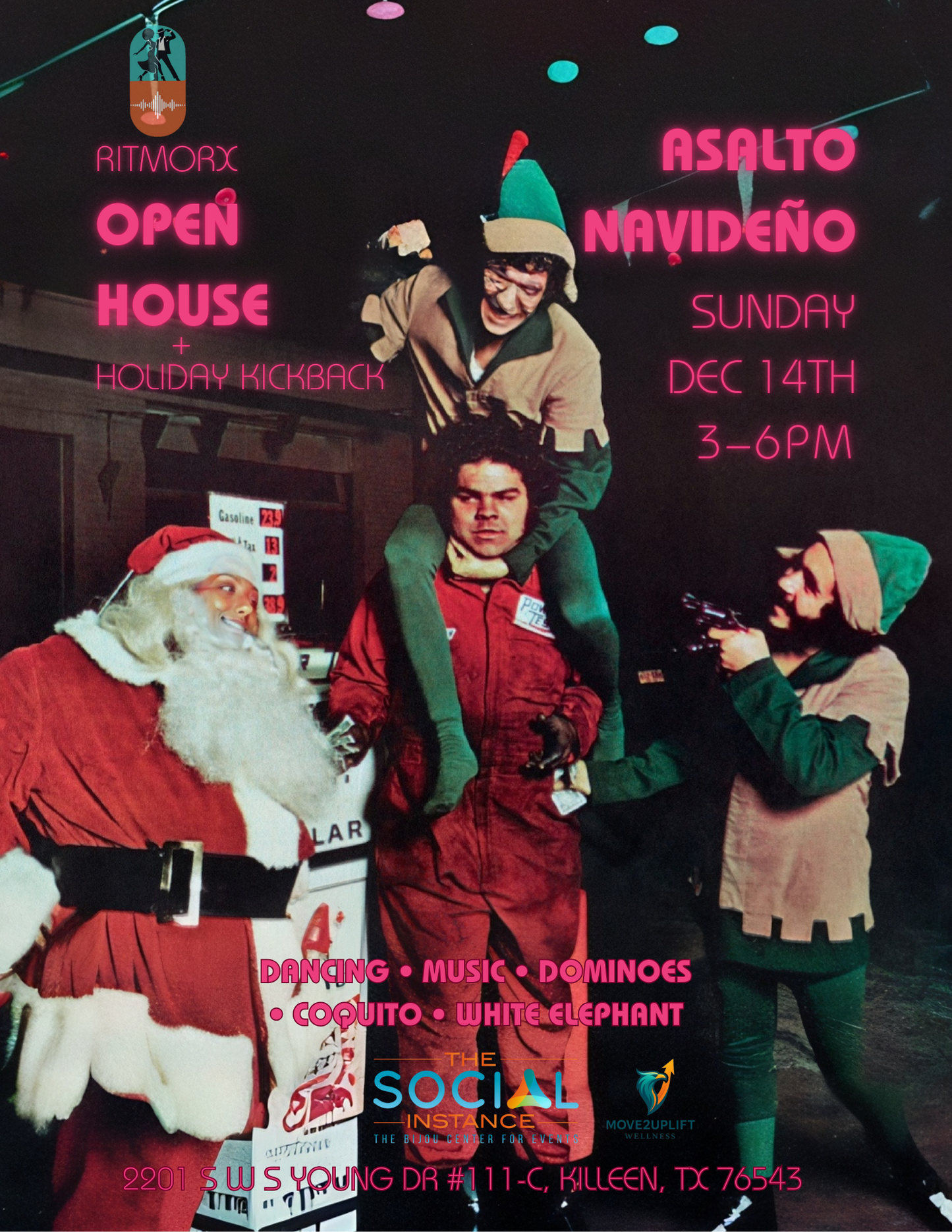 RitmoRx Asalto Navideño | Open House & Holiday Social